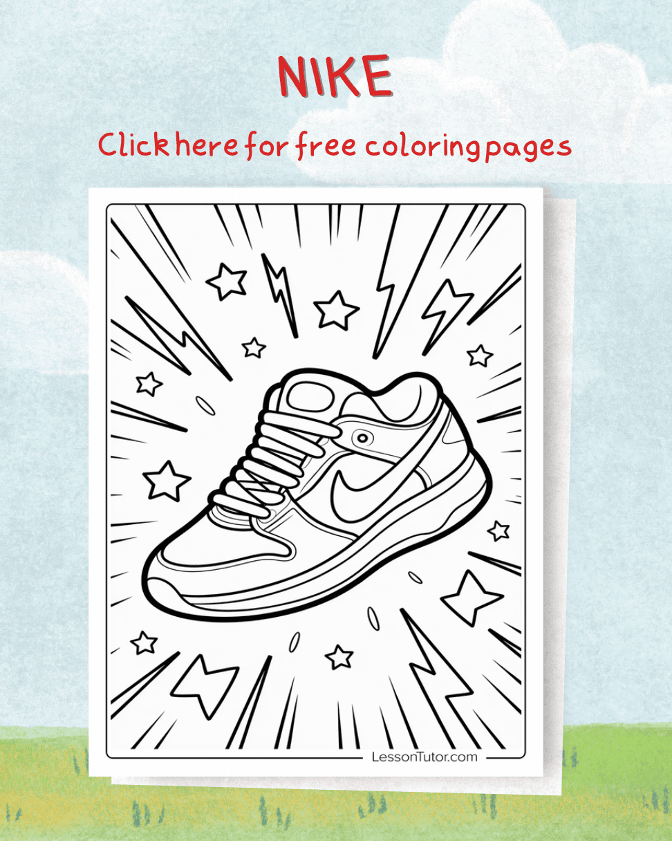 Free Nike Coloring Pages