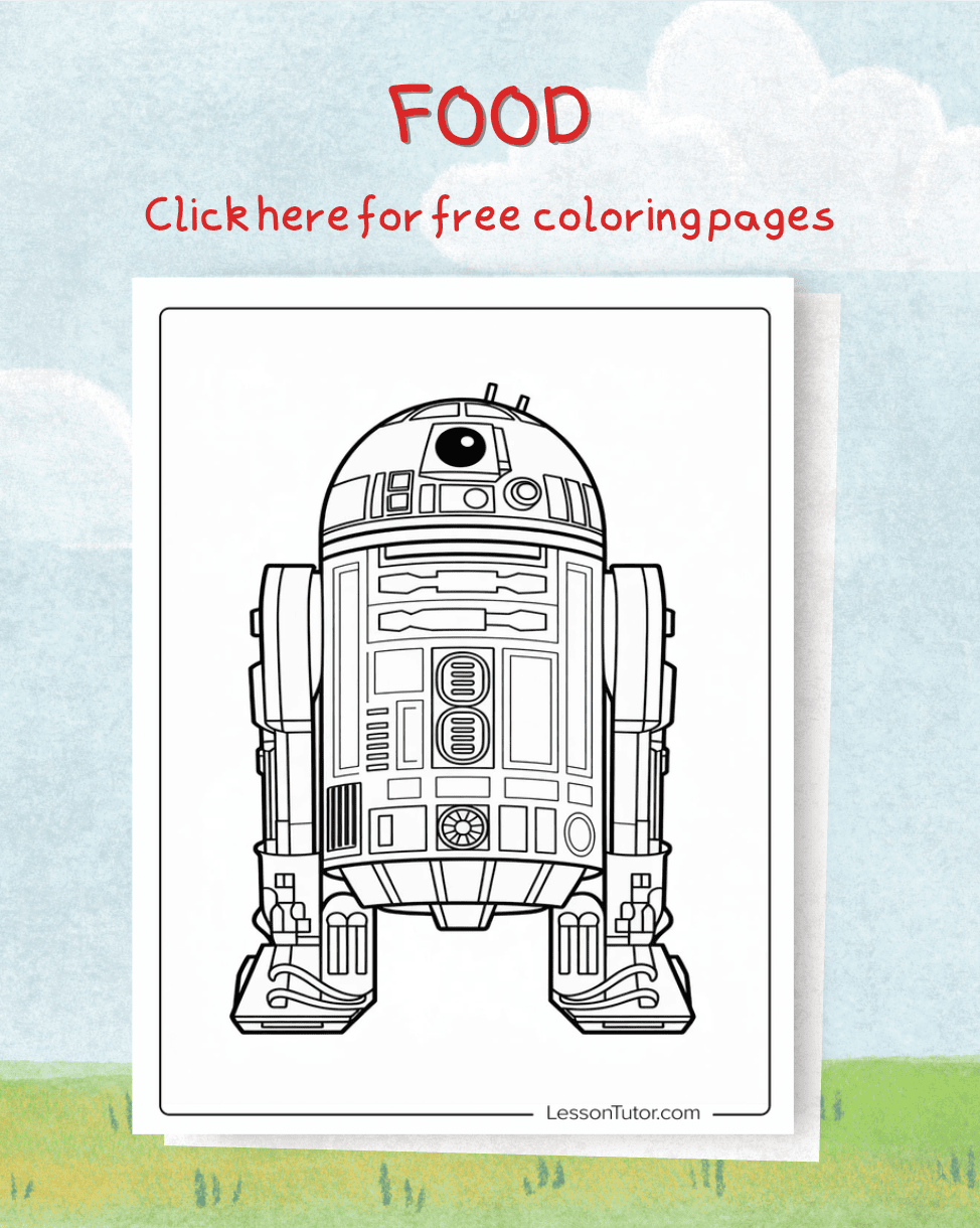 Free R2-D2 Coloring Pages