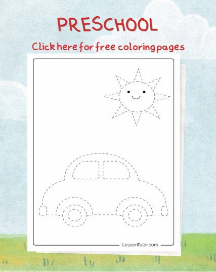 Free preschool tracing worksheets image
