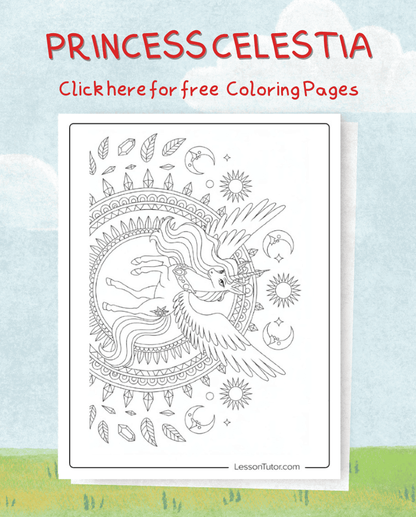 Free Princess Celestia Coloring Pages