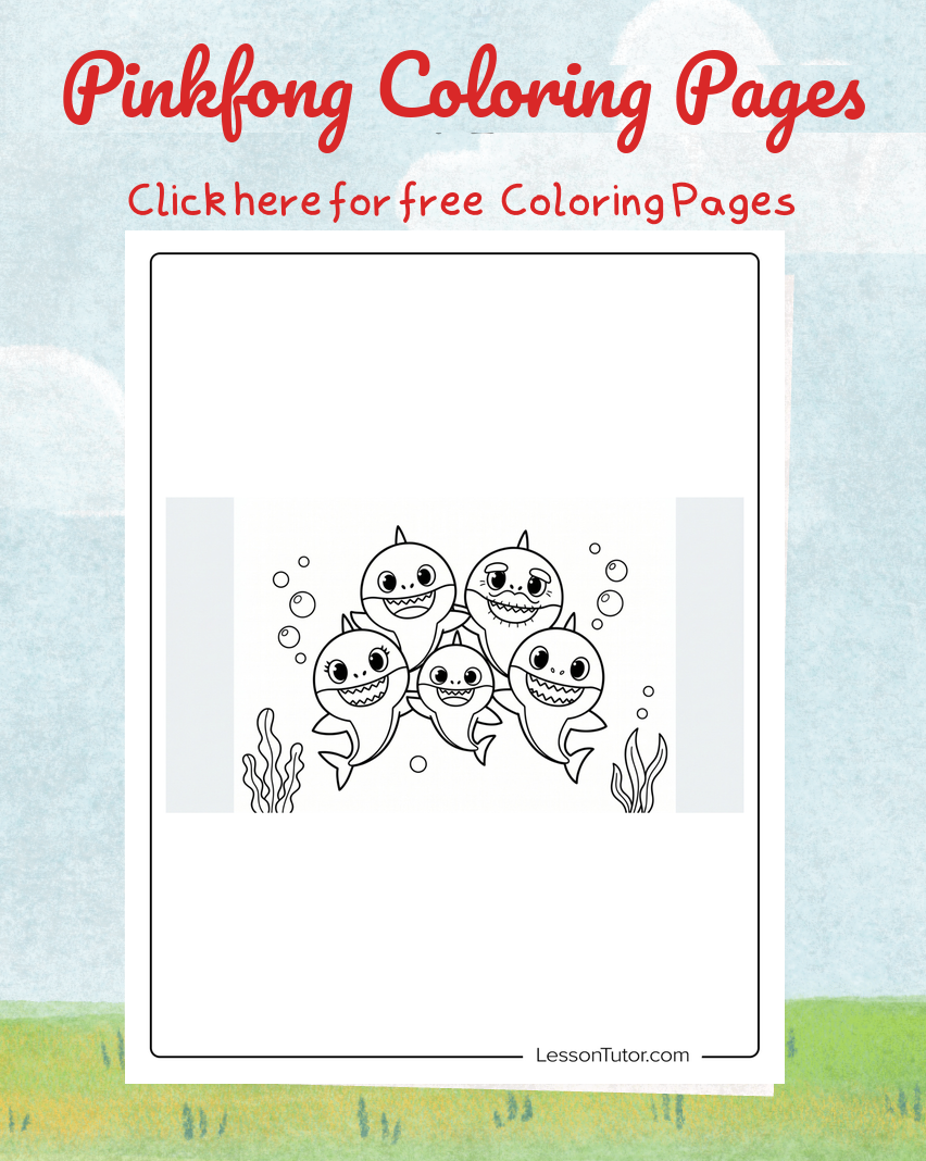 Pinkfong Coloring Pages Featured